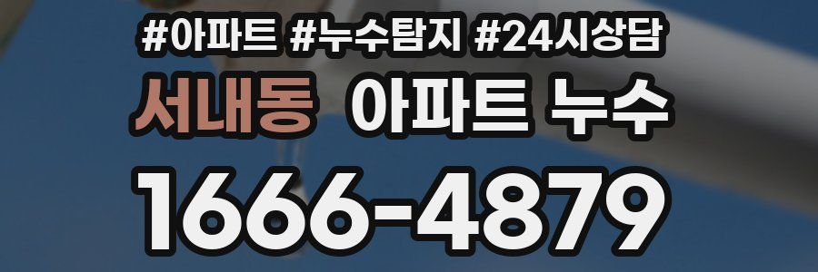 서내동 누수탐지