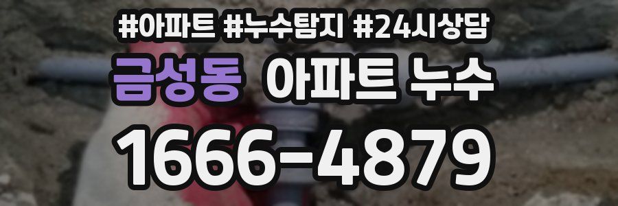 금성동 누수탐지