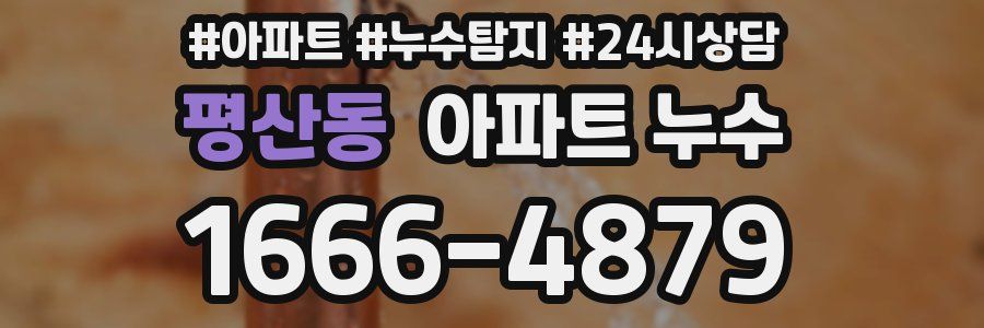 평산동 누수탐지