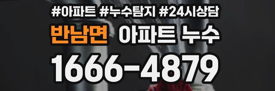 반남면 누수탐지