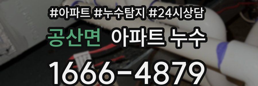 공산면 누수탐지