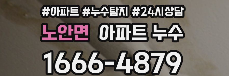 노안면 누수탐지