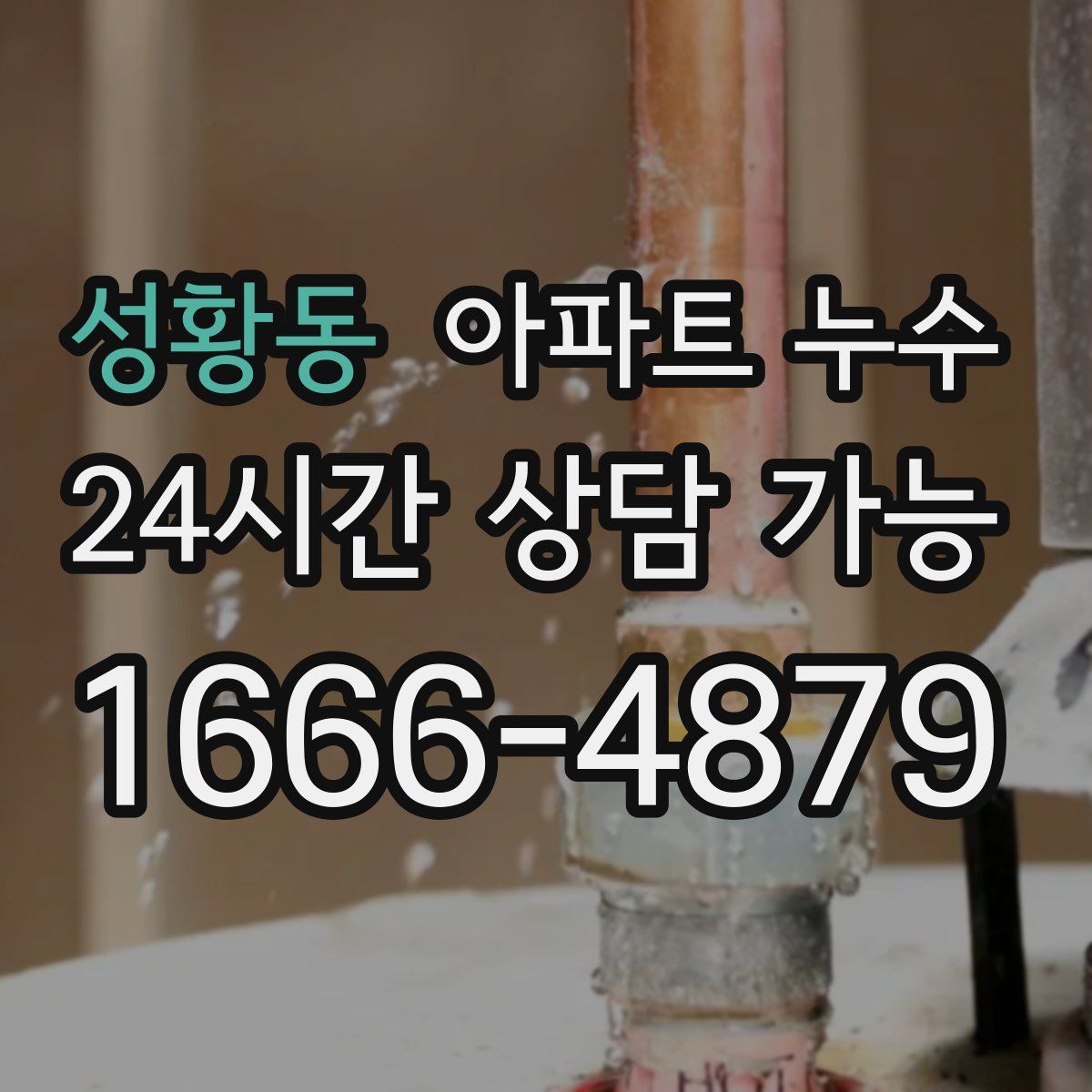 성황동 아파트 누수탐지