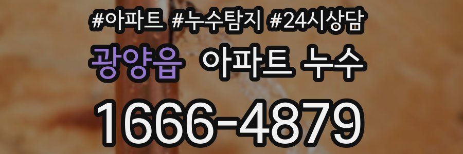 광양읍 누수탐지