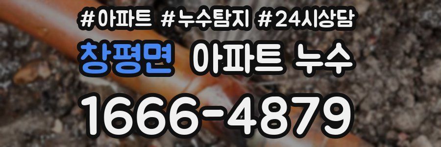 창평면 누수탐지