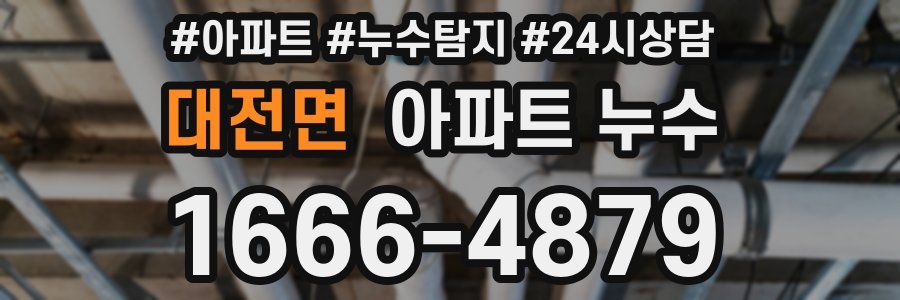 대전면 누수탐지