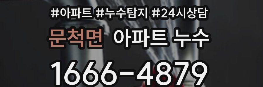 문척면 누수탐지