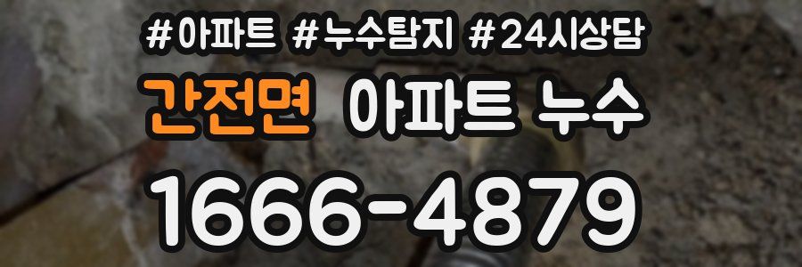 간전면 누수탐지