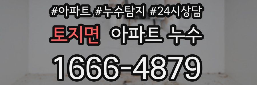 토지면 누수탐지