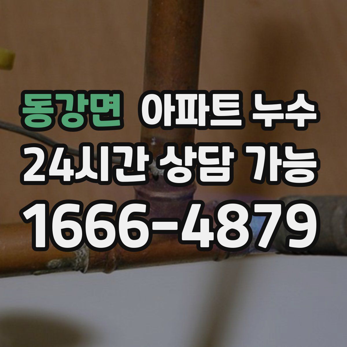 동강면 아파트 누수탐지