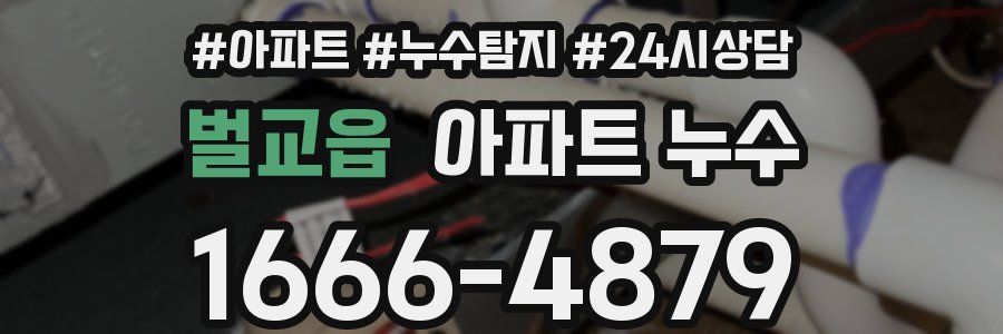 벌교읍 누수탐지