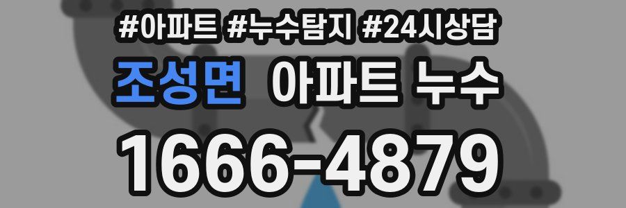 조성면 누수탐지