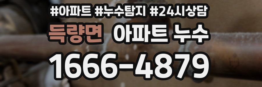 득량면 누수탐지