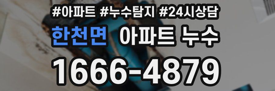 한천면 누수탐지