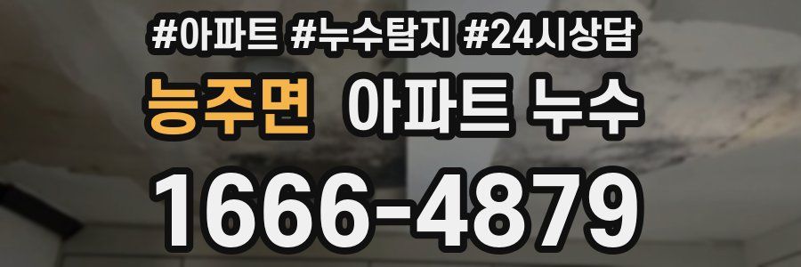 능주면 누수탐지