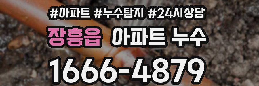 장흥읍 누수탐지