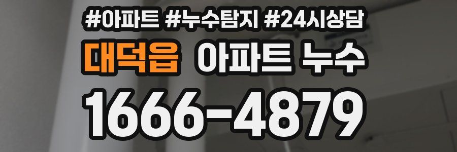 대덕읍 누수탐지