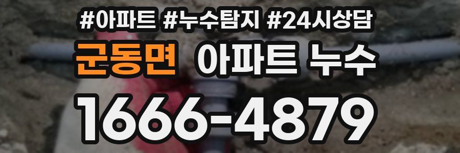 군동면 누수탐지