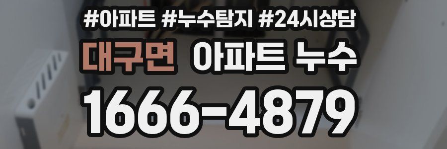 대구면 누수탐지