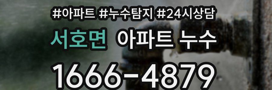 서호면 누수탐지