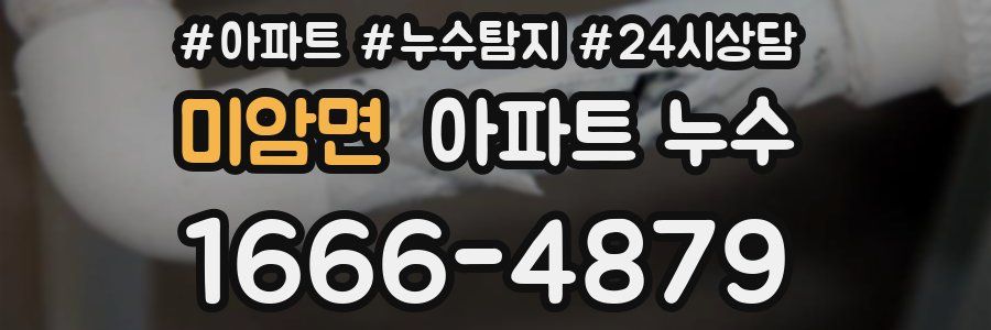 미암면 누수탐지