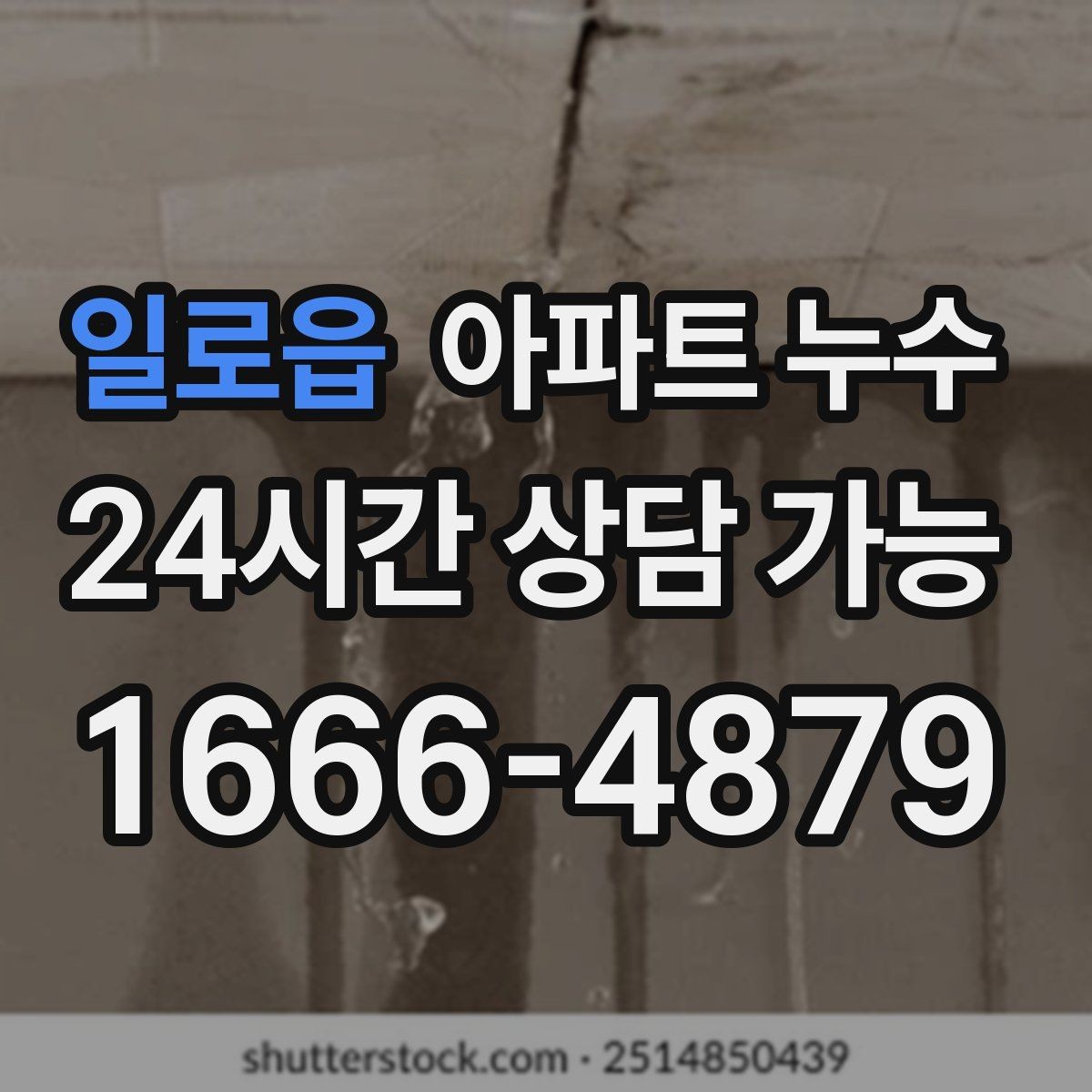 일로읍 아파트 누수 원인 확인 후 필요한 조치만 진행합니다