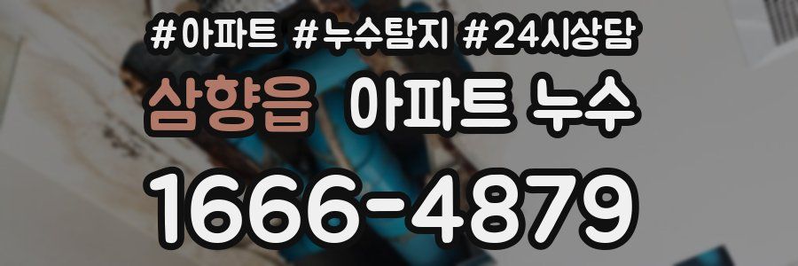 삼향읍 누수탐지