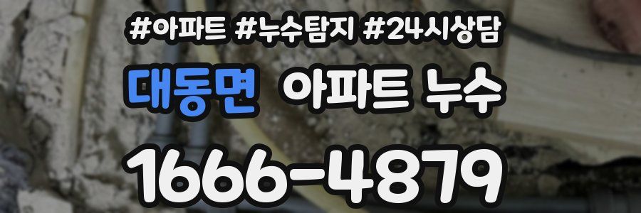 대동면 누수탐지