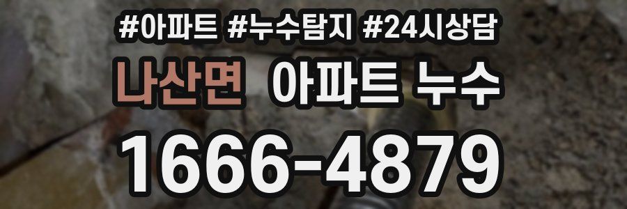 나산면 누수탐지