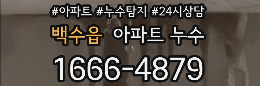 백수읍 누수탐지