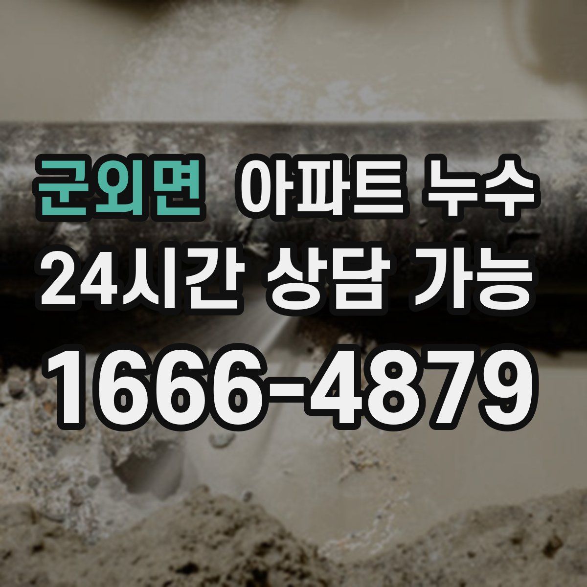 군외면 아파트 누수탐지