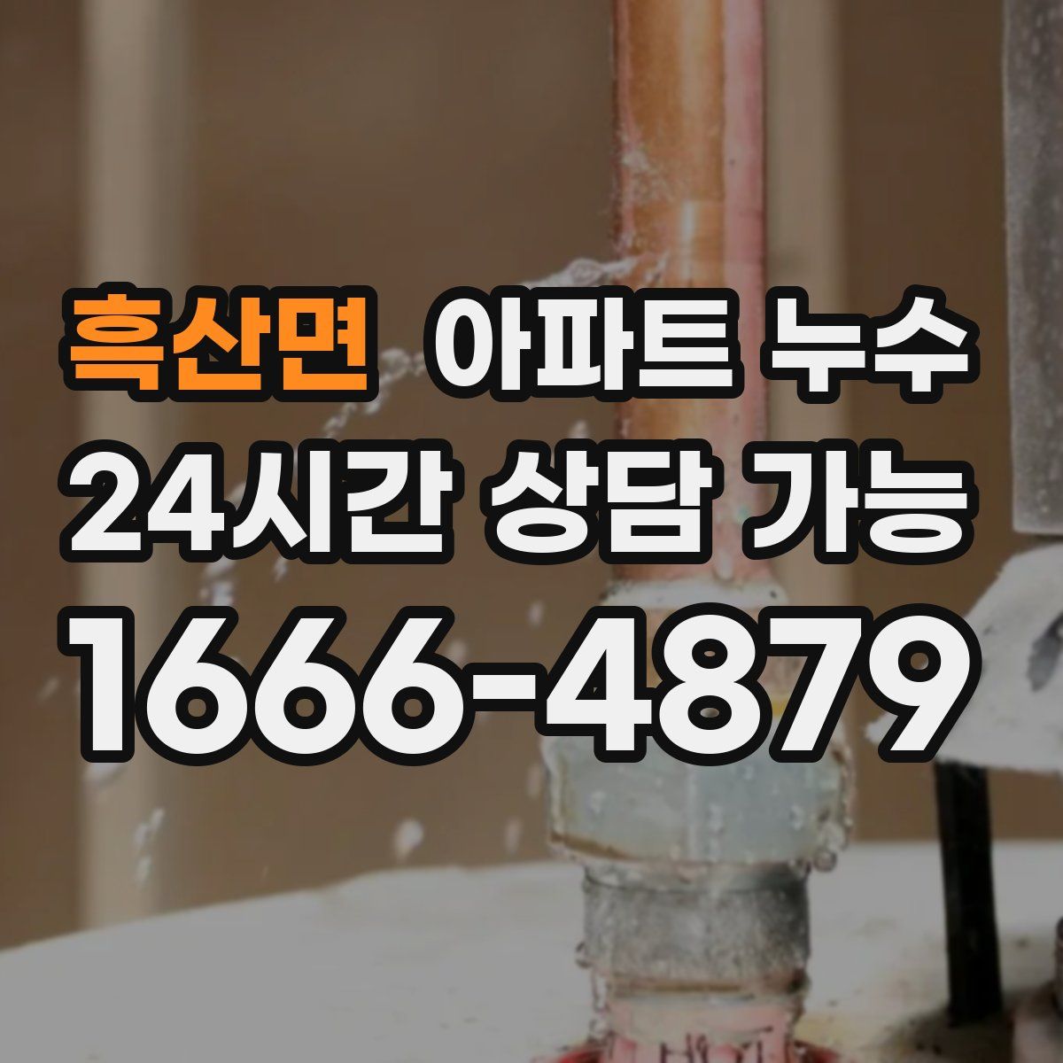 흑산면 아파트 누수탐지