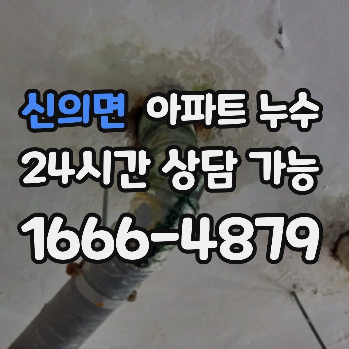 신의면 아파트 누수 누렇게 번지는 얼룩이 의미하는 것