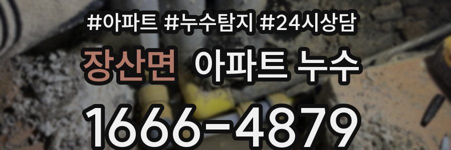 장산면 누수탐지