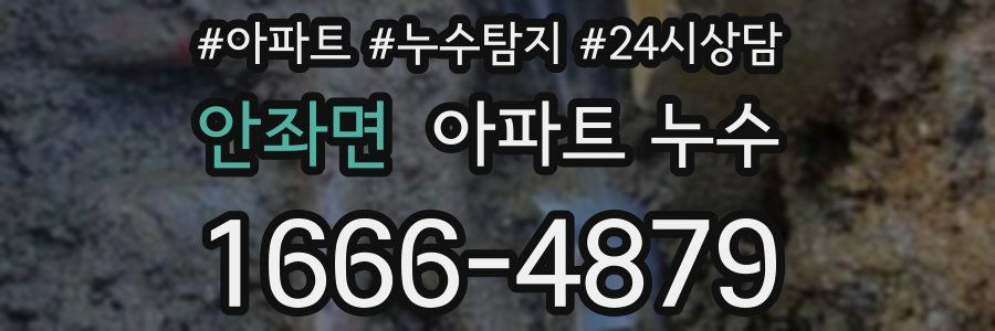 안좌면 누수탐지