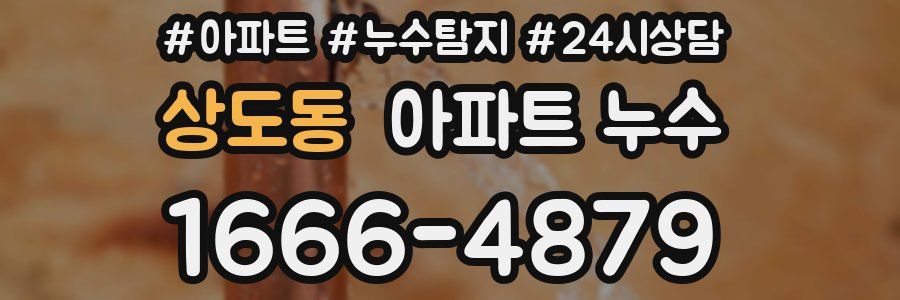 상도동 누수탐지