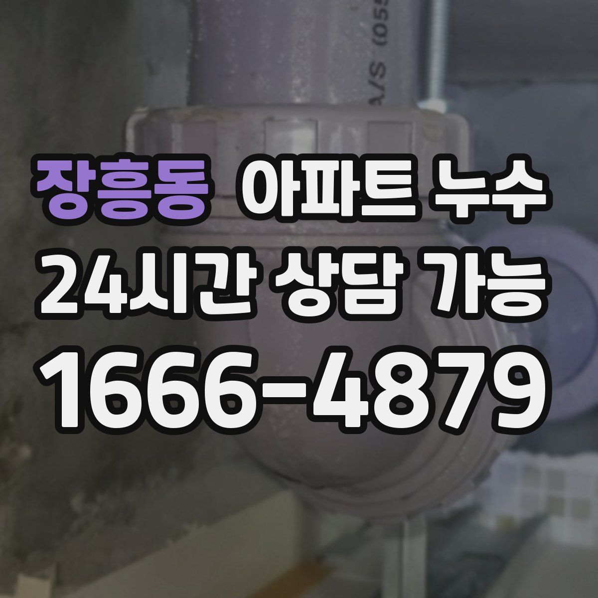 장흥동 아파트 누수탐지