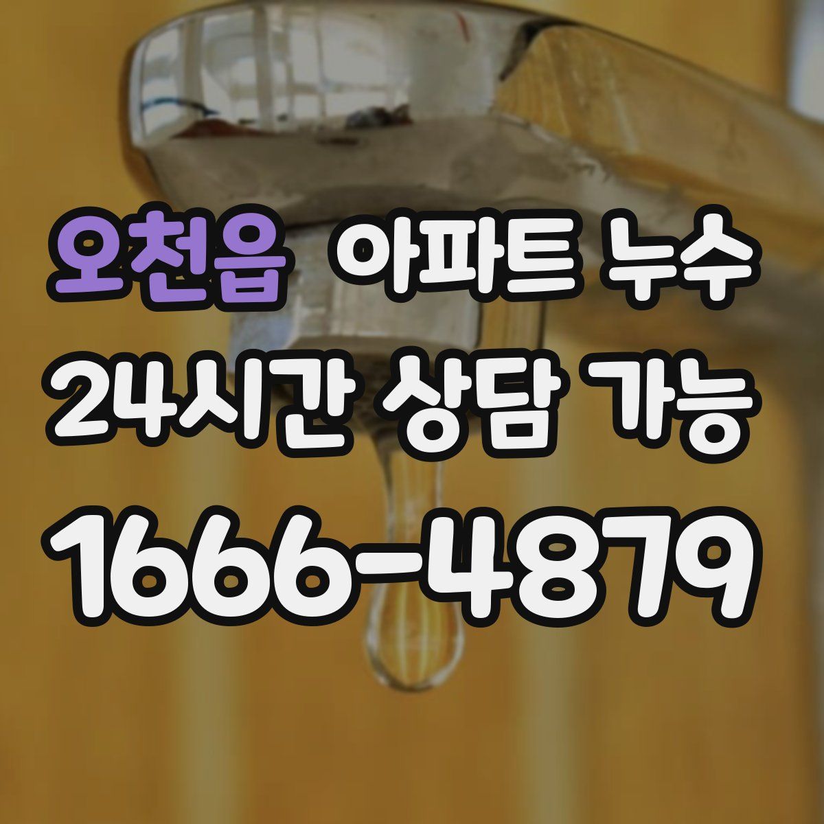 오천읍 아파트 누수탐지