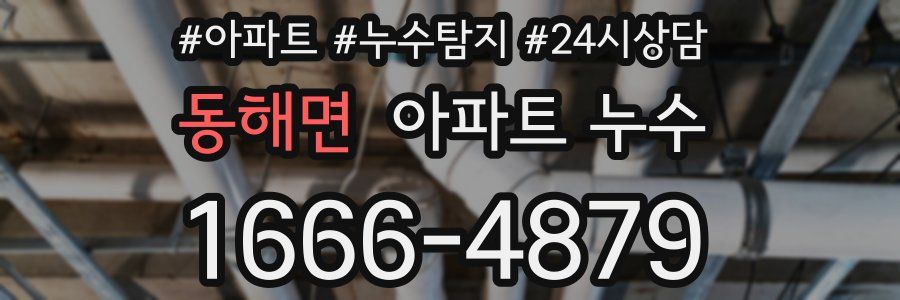 동해면 누수탐지