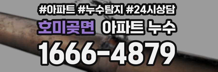 호미곶면 누수탐지