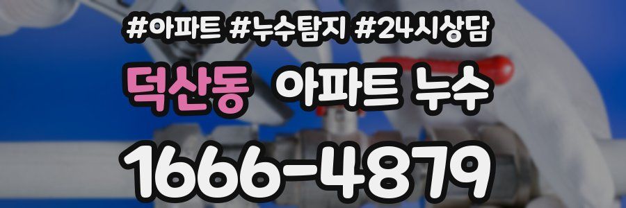 덕산동 누수탐지