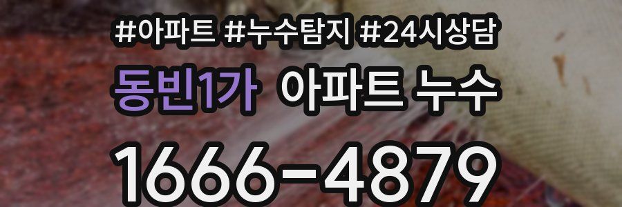 동빈1가 누수탐지