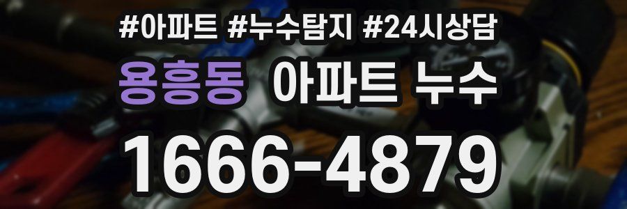 용흥동 누수탐지