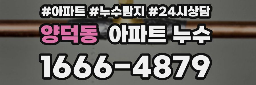 양덕동 누수탐지