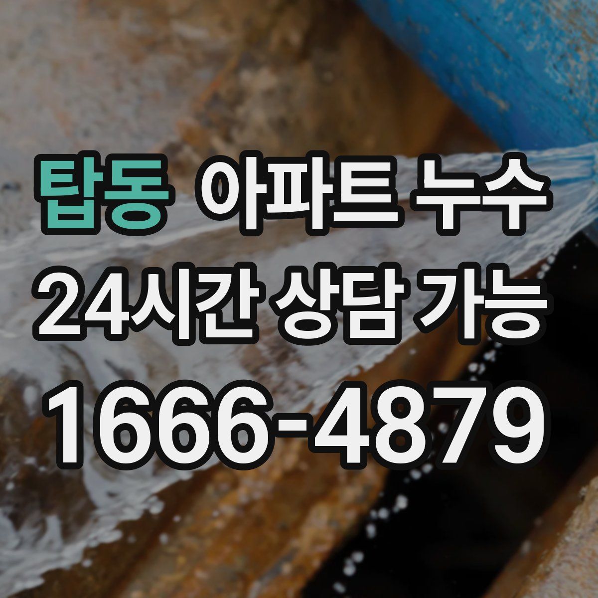 탑동 아파트 누수탐지