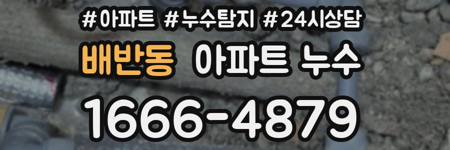 배반동 누수탐지