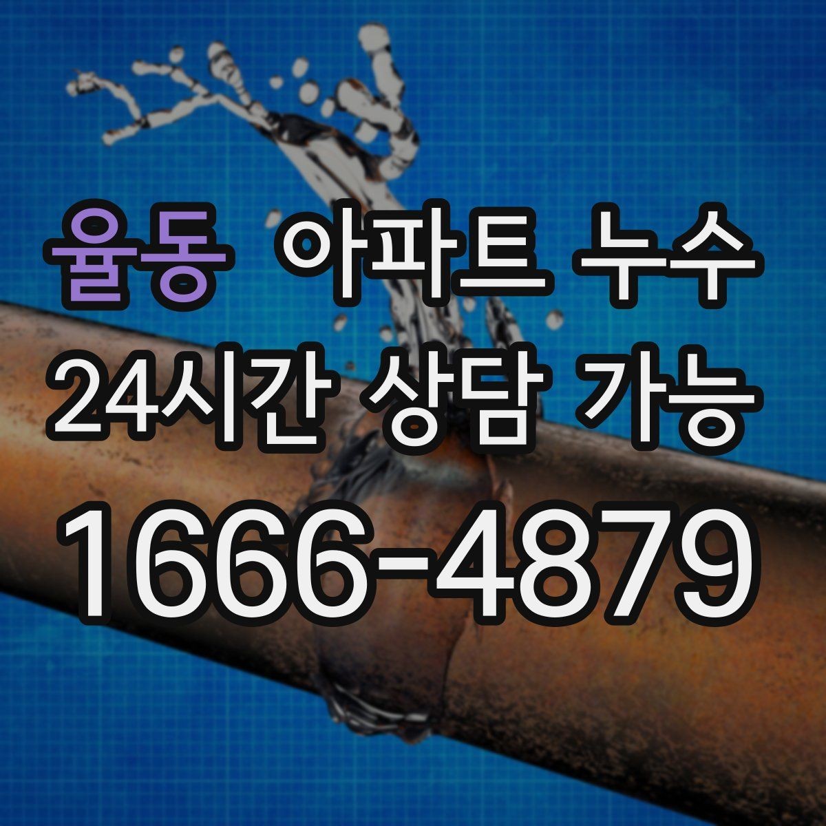 율동 아파트 누수 세탁기 주변 바닥이 젖을 때
