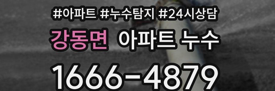 강동면 누수탐지