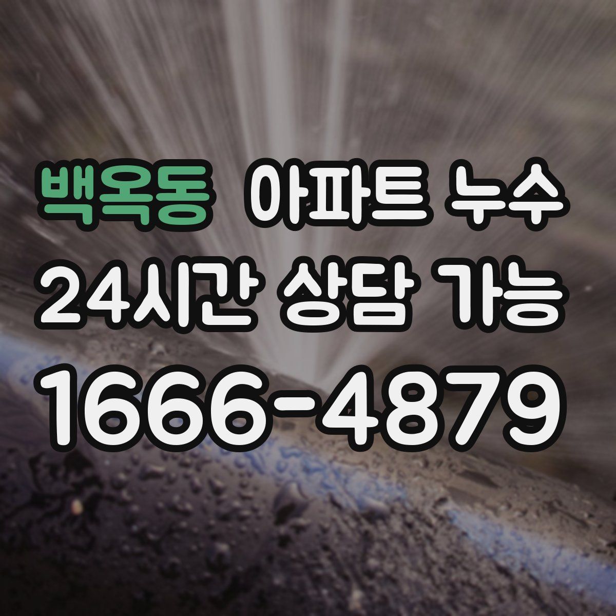 백옥동 아파트 누수탐지