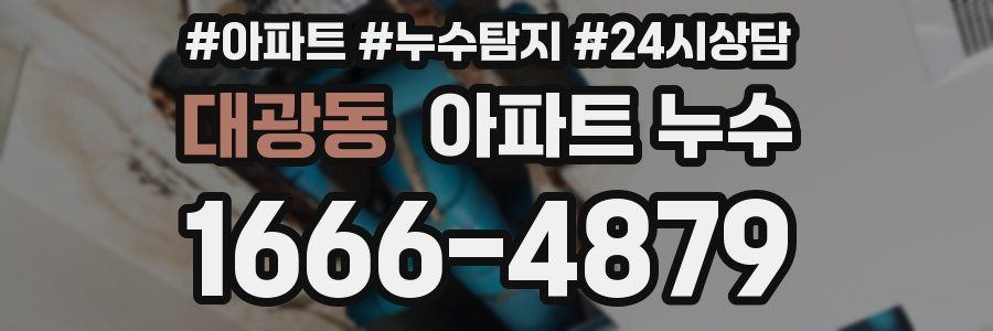 대광동 누수탐지